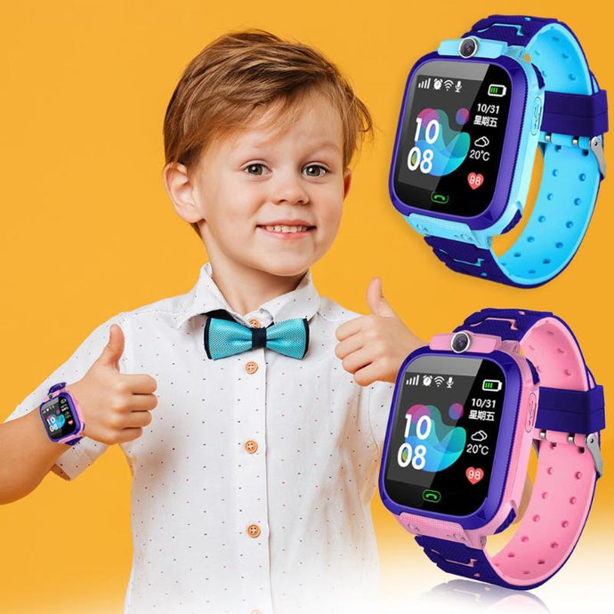 Children Smart Watch Camera Lighting Touch Screen SOS Call Touch Screen LBS Tracking Location Finder Kids Baby Smart Watch