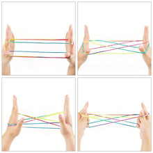 Load image into Gallery viewer, Kids Rainbow Colour Fumble Finger Thread Rope String Game Developmental Toy  Puzzle Educational Game for Children Kids