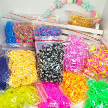 Load image into Gallery viewer, 1800pcs Rubber Loom Bands DIY Toys For Children Set Kid Lacing Bracelet Silicone Rubber Bands Elastic Weave Girl Gifts wholesale