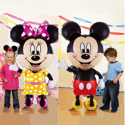 Giant cartoon cute Mouse Balloon Cartoon Foil Balloon Kids Birthday Party Decorations Classic Toys Gift cartoon hat