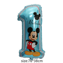 Load image into Gallery viewer, Giant cartoon cute Mouse Balloon Cartoon Foil Balloon Kids Birthday Party Decorations Classic Toys Gift cartoon hat