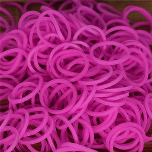 Diy toys rubber bands bracelet for kids or hair rubber loom bands refill rubber band make woven bracelet DIY Christmas 2019 Gift