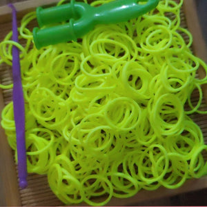 Diy toys rubber bands bracelet for kids or hair rubber loom bands refill rubber band make woven bracelet DIY Christmas 2019 Gift
