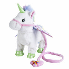 Load image into Gallery viewer, Funny Toys  Electric Walking Unicorn Plush Toy Stuffed Animal Toy Electronic Music Unicorn Toy for Children Christmas Gifts