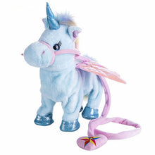 Load image into Gallery viewer, Funny Toys  Electric Walking Unicorn Plush Toy Stuffed Animal Toy Electronic Music Unicorn Toy for Children Christmas Gifts