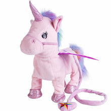 Load image into Gallery viewer, Funny Toys  Electric Walking Unicorn Plush Toy Stuffed Animal Toy Electronic Music Unicorn Toy for Children Christmas Gifts